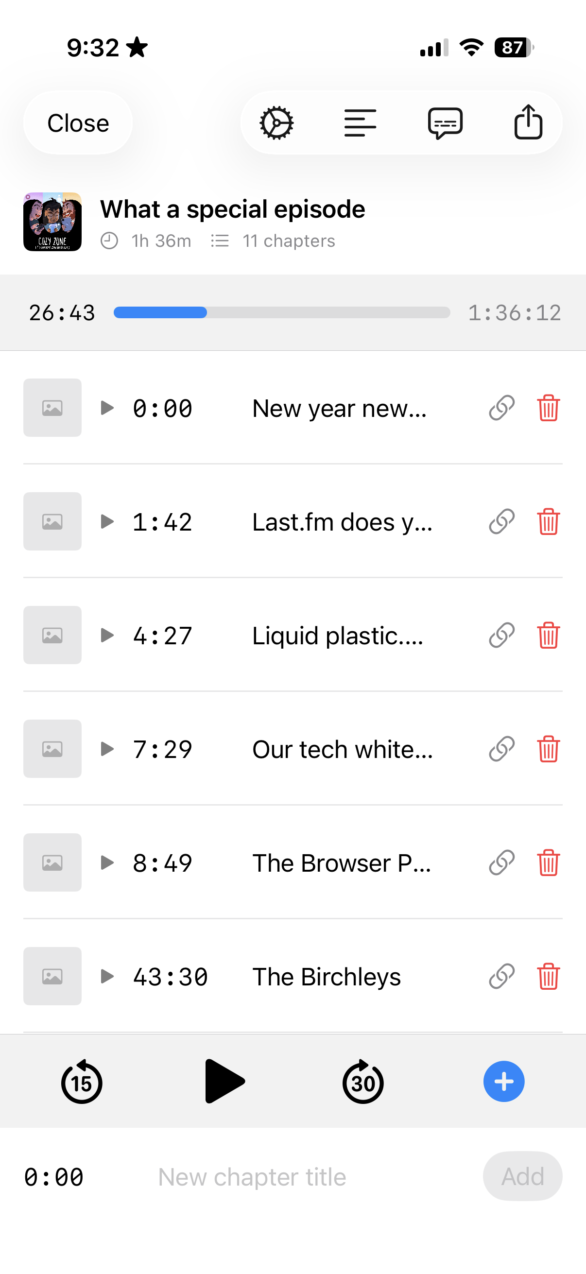ChapterPod on iPhone